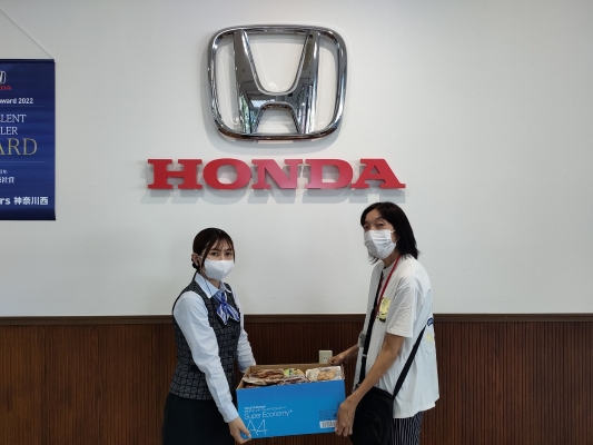 寄贈しました！「フードドライブ in HondaCars神奈川西」